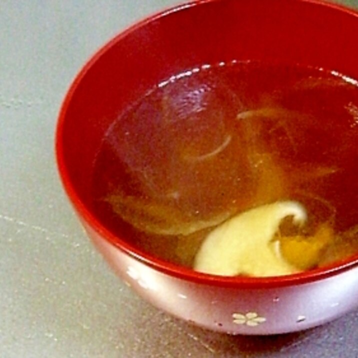生姜の利いた中華スープ